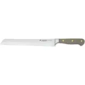 Wüsthof Classic Colour Velvet Oyster 1061706123 Brotmesser mit Präzisions-Doppelwelle, 23 cm