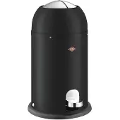 Wesco Tret-Abfallsammler "Kickmaster Junior" 12000 ml schwarz matt
