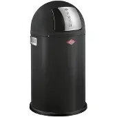 Wesco Abfallsammler PUSHBOY JUNIOR 175531-73 in SCHWARZ MATT mit 22 Liter Volumen / Abfalleimer / Mülleimer