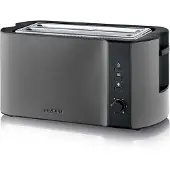 Severin AT 9341 Langschlitztoaster 4 Scheiben 1400W dark inox