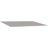 vidaXL Markisenersatzstoff Hellgrau 400 x 350 cm Polyester
