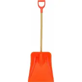 Ramp Ramp-Schneeschaufel – Economic Orange – 41 cm – Holzstiel