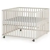 Sämann Laufgitter Matratze SleepPlus, Lattenrost & Sprossen sahara dust Premium | Gr.: 120x120 cm
