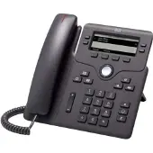 Cisco 6851, IP-Telefon, Schwarz, Kabelgebundenes Mobilteil, Tisch/Wand, 4 Zeilen, Digital
