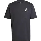 Adidas T-Shirt "LOUNGE SLIDES GRAPHIC POCKET"