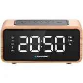Blaupunkt CR65BT, Tragbar, Analog & Digital, FM, PLL, LED, Schwarz, Holz, Tasten