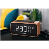 Blaupunkt CR65BT, Tragbar, Analog & Digital, FM, PLL, LED, Schwarz, Holz, Tasten