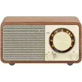 Sangean WR-7, Tragbar, FM, 4 Ohm, 1,27 cm (0.5"), Walnuss, Junge/Mädchen