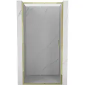Mexen Exo Duschschiebetür 95 cm, transparent, gold - 8151-095-000-50-00