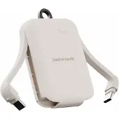 TwelveSouth , Powerbank Ultra-kompakt Double USB-C Powerclip 5W 2000mAh, Beige