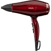 BaByliss Inspired Haartrockner, High-Torque DC, Rot, Hängender Ring, 2,2 m, Italien, 2000 W