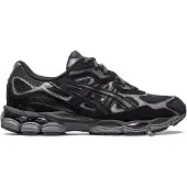 Asics Unisex. 1201A789 Turnschuhe Gel NYC schwarz (45), Wohnung, Schnürsenkel, Lässig, Sportlich, Laufen, Multisport