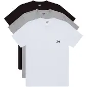 Lee – 3er-Pack – Schwarz/Grau/Weiß