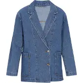 MyMo ROCKS Jacke Frauen blauer Denim