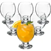 Kadax Gläser Getränkegläser Dessertbecher 280 ml Set mit 6 Gläsern