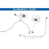 Ate Bremsschlauch [Hersteller-Nr. 24.1294-0016.3] für Renault