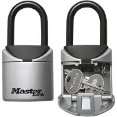 Masterlock Schlüsseltresor mit Bügelhalterung - Medium - Wetterfest - Bügel - Druckknopf - - 5422EURD - Schlüsselsafe