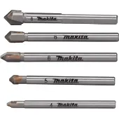 Makita E-25410 Glas-/Fliesenbohrer-Set 5-tlg.