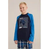 We fashion Pyjama Blue Größe: 146/152 | Nachtwäsche Outlet | kids | Blau