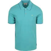 Scotch & Soda Melange Poloshirt Türkis