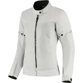 Rusty Stitches Jodi Damen Motorrad Textiljacke, grau, 36