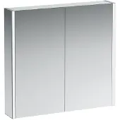 Laufen Frame 25 Spiegelschrank, Beleuchtung senkrecht, Anschlag aussen, 750x150x800