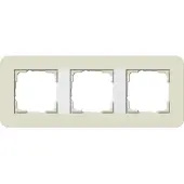 Gira Rahmen 0213417 3fach E3 Sand/Reinweiss - Beige - Weiß - - Glänzend - 1 Stück(e)