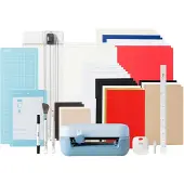 Cricut Schneideplotter "Joy 2 + Essential-Bundle", blau, B:23,1cm H:7,1cm L:13,7cm, Papierschneidegeräte, Schneideplotter