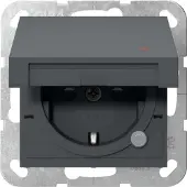 Gira Schutzkontaktsteckdose Typ F 16 Ampere 250 Volt mit Klappdeckel