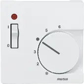 Merten Zentralplatte 536119 Raumtemperaturreglerit polarweiß