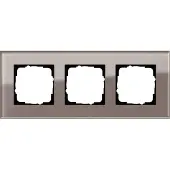 Gira Esprit Glas, Braun, Schraubenlos, 95 mm, 236,8 mm, 9,85 mm, 1 Stück(e)