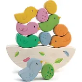 Tender Leaf Toys Holzspielzeug – Meine ersten Stapeltiere – 12 Teile - - One Size - Bauklötze