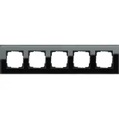 Gira Rahmen 5f Glas schwarz 021505 Esprit