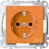 Merten Steckdose SCHUKO MEG2300-0302 orange System M (MEG2300-0302)