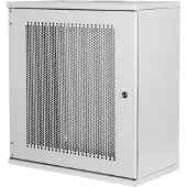 Digitus Wandgehäuse, SOHO, unmontiert - 540x400 mm (BxT), Wandmontiertes Regal, 12U, 60 kg, Sperrschloss, Grau