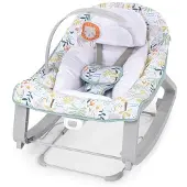 Ingenuity Keep Cozy 3-in-1 Babywippe – Tropischer Regenbogen – 3 Positionen: Bogen mit abnehmbarem Spielzeug. Bis 18 kg