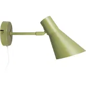 Dyberg Larsen DL12 Wandleuchte, grün, E27, Metall - , DL12, Grün, für Wohnzimmer, Metall, Skandinavisch