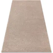 Rugsx Teppich SOFTY glatt, einfarbig beige 80x150 cm