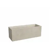 Artevasi Jardinière SYDNEY - Kunststoff - Creme - Rechteckig - 79,5x29,5x29,5 cm - 57 L -