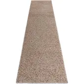 Rugsx Teppich, Läufer SOFFI shaggy 5cm beige - in die Küche, Halle, Korridor 70x200 cm