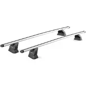 Green Valley 2er Set Dachträger - - Easy One N 01 - Aluminium - Fixpunkt-Befestigung - Bis zu 75 kg