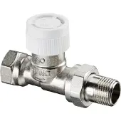 Oventrop Thermostatventil Baureihe AV 9 DN 20, Durchgang, Messing vernickelt