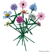 Brixies Blumen Bauset Plus Bouquet Romantic Dream - 827 Teile
