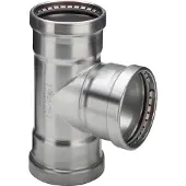 Viega T-Stück SANPRESS INOX 2318 XL 483111 108,0x42x108,0mm, aus nichtrostend Stahl