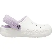 Crocs | Unisex | Baya Lined Fuzz-Strap | Clogs | Weiß | 39 206633-577-M7W9
