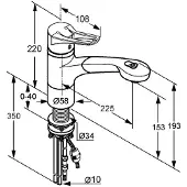 Kludi 399410562 MX Spültisch-EHM DN 8
