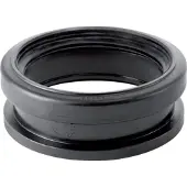 Geberit Pe Anschluss-Steckmuffe 367794161 PE-HD, DN 100/100, mit Lippendichtung, für Wand-WC