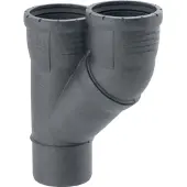 Geberit Silent-Pro Parallelabzweig 45 Grad d 90mm, d1 90mm 393457141