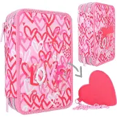 Depesche 3-Fach Federtasche TOPModel ONE LOVE pink