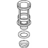 Geberit Bassin, passend für AP-Spülkasten AP128, mit Spül-Stopp-Funktion, komplett